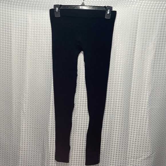 Just One Style Sweater Leggings Black Winter Warm Stretchy Small. - Picture 5 of 5